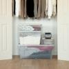 imageIRIS USA 33 Qt Stackable Plastic Storage Bins with Lids 8 Pack  BPAFree Made in USA  Discreet Organizing Solution Latches Durable Nestable Containers Secure Pull Handle  PearlClear