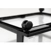 imageIRIS USA Plastic Drawer Storage Organizer Rolling Cart with Wheels Casters 4Drawers for Art Craft Supplies Bathroom Dorm Bedroom Laundry Room Wide BlackBlack
