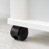 imageIRIS USA Plastic Drawer Storage Organizer Rolling Cart with Wheels Casters 4Drawers for Art Craft Supplies Bathroom Dorm Bedroom Laundry Room Wide BlackPearlWhite