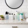 imageIRIS USA 7 Qt Plastic Basket Storage Bins with Lids Small 4Pack Stackable Lidded Storage Organizer Bins for Kitchen Bathroom and Bedroom PearlPearl