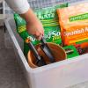 imageIRIS USA 5Pack 68qt17gal Clear View Plastic Storage Bin with Lid