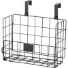 imageIRIS USA 6Cube Modular Wire Cube Storage Organizer Adjustable ampamp Expandable Metal Shelving for Closet Bathroom ampamp Home Storage Stackable Wire Grid 60 lb Capacity BlackHanging Basket  3 Pack