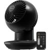 imageIRIS USA WOOZOO Desk Fan with Remote Oscillating Table Air Circulator 3 Speeds 52ft Max Air Distance Adjustable Tilt Low Noise Motor Small Fan for Bedroom Office Dorm Black