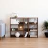 image3Tier 16quot Medium Open Wooden Bookshelf with Adjustable Shelves Easy Assembly Bookcase Farmhouse Shelf for Small Spaces Bedroom Office Living Room Indoor BrownBrown