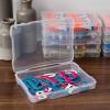 imageIRIS USA 4quot x 6quot Photo Storage Box Craft Keeper 10Pack Organization Cases for Pictures Crafts Scrapbooking Stationery Storage Protection and Organization ClearFits 5 x 7  10 Pack