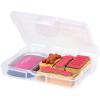 imageIRIS USA 4quot x 6quot Photo Storage Box Craft Keeper 10Pack Organization Cases for Pictures Crafts Scrapbooking Stationery Storage Protection and Organization ClearFits 4 x 6  10 Pack
