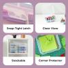 imageIRIS USA 4quot x 6quot Photo Storage Box Craft Keeper 10Pack Organization Cases for Pictures Crafts Scrapbooking Stationery Storage Protection and Organization ClearFits 6 x 6  8 Pack
