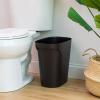 imageIRIS USA 6 Gallon  24 Quart Trash Garbage Cans Plastic Wastebasket Set 3Pack for Home Office Kitchen Bedroom Bathroom with Handles Made with Recycled Materials Eco Friendly Sustainable NavyBlack