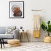 imageIRIS USA Clothes Rack for Hanging Clothes with Bottom Wood Shelf Freestanding Clothing Rack Easy to Assemble Garment Rack Metal Sturdy Design Multipurpose Small Space Storage Solution WhiteWhite