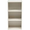 imageIRIS USA Inc 2Tier Cubby Storage Bookshelf with Adjustable Shelves 14quot Width Stackable Easy Assembly Space Saving Shelving Unit Bookcase Walnut BrownWhiteWhite