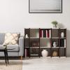 imageIRIS USA Inc 2Tier Cubby Storage Bookshelf with Adjustable Shelves 14quot Width Stackable Easy Assembly Space Saving Shelving Unit Bookcase Walnut BrownWhiteBrown