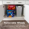 imageIRIS USA Dog Food Storage Container 40 lbs Wheels Airtight Lid Scoop Gray  Extra Sticky Lint Roller Value Pack Comes with Storage Box Standard and THandle Roller Refills 1260 Sheets TotalGrayDark Gray