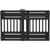 imageIRIS USA 24quot39quot Dog Gate Adjustable Indoor Pet Barrier Pet Gate for Puppy Small Dog Cat Easy TwisttoLock for Doorways ampamp Stairs Portable Expandable 25quot Tall Black