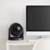 imageIRIS USA Desk Fan Air Circulator 3 Speeds 52ft Max Air Distance 360 Adjustable Tilt 30 db Quiet Motor Fan for Bedroom Office Dorm Medium Black