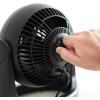 imageIRIS USA Desk Fan Air Circulator 3 Speeds 52ft Max Air Distance 360 Adjustable Tilt 30 db Quiet Motor Fan for Bedroom Office Dorm Medium Black