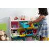 imageIRIS USA Plastic Storage Bins Containers Large 4 Pack Sensory Bin Craft Storage Craft Organizers and Storage Organizing Container for Home Office and School Supplies Stackable PastelPastel