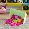 imageIRIS USA Plastic Storage Bins Containers Large 4 Pack Sensory Bin Craft Storage Craft Organizers and Storage Organizing Container for Home Office and School Supplies Stackable PastelPastel