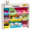 imageIRIS USA Plastic Storage Bins Containers Large 4 Pack Sensory Bin Craft Storage Craft Organizers and Storage Organizing Container for Home Office and School Supplies Stackable PastelPastel