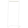 imageIRIS USA Stylish Classic Clothes Rack for Hanging Clothes Easy to Assemble Freestanding Metal Sturdy Garment Rack Small Space Storage Solution Modern Versatile Design Boutique Style White