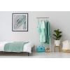 imageIRIS USA Stylish Classic Clothes Rack for Hanging Clothes Easy to Assemble Freestanding Metal Sturdy Garment Rack Small Space Storage Solution Modern Versatile Design Boutique Style White