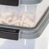 imageAmazon Basics 3Piece Airtight Dog Food Storage Container Combo with Scoop 33 QT  12 QT33 QT  12 QT