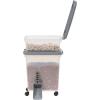 imageAmazon Basics 3Piece Airtight Dog Food Storage Container Combo with Scoop 33 QT  12 QT33 QT  12 QT