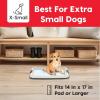 imageIRIS USA Pee Pad Holder for Puppy Training Secured Latches NonSkid Feet Fits 22quotx22quot Pads Dark Gray  100 Puppy Pads Leak Proof Quick Dry 6Layer Absorbent Design 22quotx22quotDark Gray