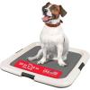 imageIRIS USA Pee Pad Holder for Puppy Training Secured Latches NonSkid Feet Fits 22quotx22quot Pads Dark Gray  100 Puppy Pads Leak Proof Quick Dry 6Layer Absorbent Design 22quotx22quotDark Gray
