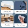imageIRIS USA Pee Pad Holder for Puppy Training Secured Latches NonSkid Feet Fits 22quotx22quot Pads Dark Gray  100 Puppy Pads Leak Proof Quick Dry 6Layer Absorbent Design 22quotx22quotNavy