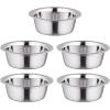 imageIRIS USA Stainless Steel Cat Bowls  5 Pack 16 oz Small Stainless Steel Cat Bowls for Food ampamp Water Durable and Easy to Clean Perfect for Cats and Kittens Stainless Steel Cat Water Bowls