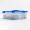 imageIRIS USA 3Pack 41qt WEATHERPRO Airtight Plastic Storage Bin with Lid and Seal and Secure Latching Buckles