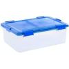 imageIRIS USA 3Pack 41qt WEATHERPRO Airtight Plastic Storage Bin with Lid and Seal and Secure Latching Buckles