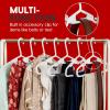 image50Pack Plastic Clothes Hangers  33 Qt Underbed Storage Bin Set  Flexible Hangers with Hooks ampamp Stackable Buckled Organizers for Closet Dorm Bedroom  3Pack Storage White