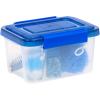 imageIRIS USA 5Pack 65qt WEATHERPRO Airtight Plastic Storage Bin with Lid and Seal and Secure Latching Buckles