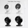 imageIRIS USA WOOZOO Fan Oscillating Desk Fan Table Air Circulator Fan for Bedroom 3 Speeds 74ft Max Air Distance 13 Inches 112 Adjustable Tilt 35 db Low Noise BlackWhite
