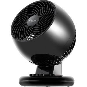 imageIRIS USA WOOZOO Fan Oscillating Desk Fan Table Air Circulator Fan for Bedroom 3 Speeds 74ft Max Air Distance 13 Inches 112 Adjustable Tilt 35 db Low Noise BlackBlack
