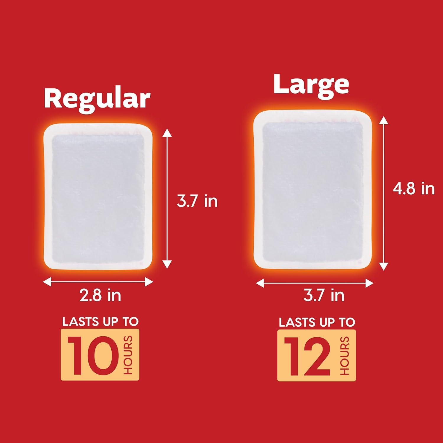 imageIRIS USA Hand Warmers Individual Warmers Pocket WarmersLargeAdhesive  60 Packs