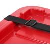 imageIRIS USA 12 Gallon 4 Pack  27 Gallon 4Pack Heavy Duty Storage Bins with Lids Snap On Lid Stackable Industrial Totes Rugged Tubs Garage Organization Reusable  Total 8 Units  BlackRed