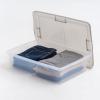imageIRIS USA Plastic Storage Bin Tote Organizing Container with Latching Lid Stackable and Nestable 28 Qt  6 Pack