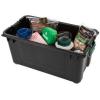 imageRemington 82 Quart WEATHERTIGHT Storage Box StoreItAll Utility Tote Black Pack of 1