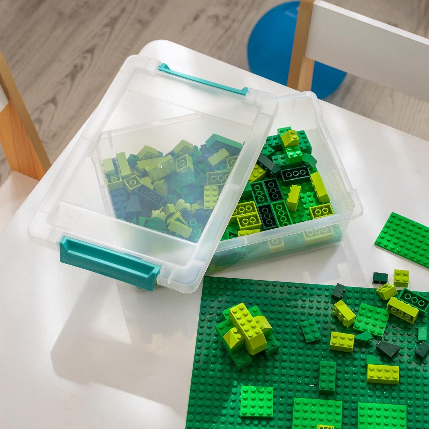 imageIRIS USA 6Pack Storage Bins with Lids 6 Quart  Crystal Clear Shoe Boxes Stackable Containers Organize Shoes Closet Shelves Teacher Tools Classroom Organization Game  BPAFree Plastic2 Qt  6 Pack