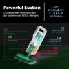 imageIRIS USA Handheld Corded Mattress Vacuum Cleaner Dust Sensor 120V Pet Hair Remover 6500 BPM Agitator Cyclonic HEPA Filter Sofas and Upholstery WhiteHandheld Mattress Vacuum