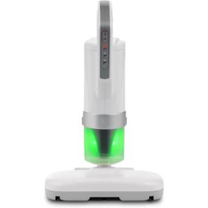 imageIRIS USA Handheld Corded Mattress Vacuum Cleaner Dust Sensor 120V Pet Hair Remover 6500 BPM Agitator Cyclonic HEPA Filter Sofas and Upholstery WhiteHandheld Mattress Vacuum