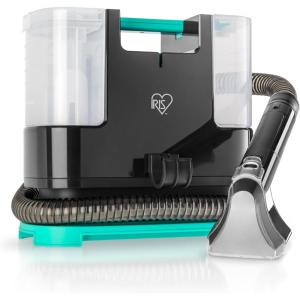 imageIRIS USA Handheld Corded Mattress Vacuum Cleaner Dust Sensor 120V Pet Hair Remover 6500 BPM Agitator Cyclonic HEPA Filter Sofas and Upholstery WhitePortable Spot Cleaner