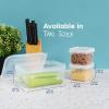 image:imageIRIS USA 12 PC Plastic Food Storage Containers With Lids  6 Meal Prep Containers Set Leftovers Potluck Office Lunch Salad Snack Fruit Microwave Dishwasher Freezer Safe BPA Free ClearRedClearClear