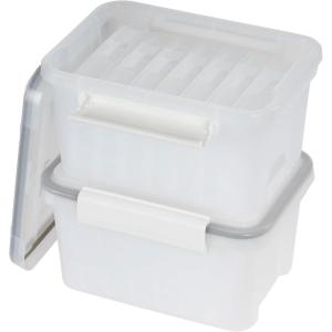 image:imageIRIS USA WeatherPro Photo Storage Case with 7 Inner 4 x 6 Picture Cases 2Pack Weathertight Organization Container for Pictures Scrapbooking Stationery Journaling Ephemera Art Supplies ClearWeatherPro Clear