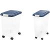image:imageIRIS Airtight Pet Food Storage Container with IRIS Airtight Food Storage Container 32Pounds No Scoop33  47 QT Set