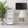 image:imageIRIS 9Drawer Storage Cart with Organizer Top WhiteWhitePearl