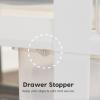 image:imageIRIS USA 585636 6Drawer Storage Cart with Organizer Top WhiteWhite