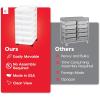 image:imageIRIS USA 585636 6Drawer Storage Cart with Organizer Top WhiteWhite